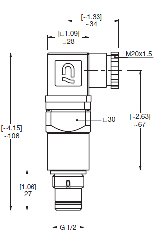 Part Number 306849, VM: Medium Pressure Type C: Electrical Switch 