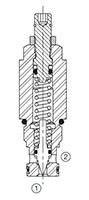 DB Pressure Relief Valve, Direct Acting, Poppet Type (DB06C-01)