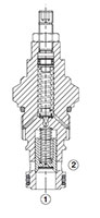 DB Pressure Relief Valve, Direct Acting, Poppet Type (DB12P-01)