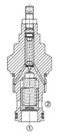 DB Pressure Relief Valve, Direct Acting, Poppet Type (DB16P-01)