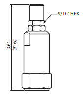 Adjustment Options ‘K’ - Protective Cap for DR Pressure Reducing/Relieving, Direct Acting, Spool Type (DR08-01/DR10-01)