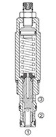 DR Pressure Reducing/Relieving, Direct Acting, Spool Type (DR10-01)