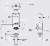 Dimensional Image for EDS 34XX Pressure Switch (908631)