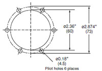 Filler/Breathers, ELF-ELFL 30 (Mounting Hole Patterns (ELF 3))
