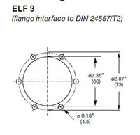 Filler/Breathers, ELF-ELFL 3 (Mounting Hole Patterns (ELF 3))