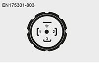 Pin Connections - EN175301-803 for ETS 4XXX Temperature Transducer