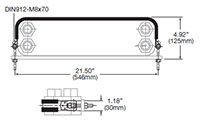 HEX 615 - Mounting Bracket (PN# 3014029)