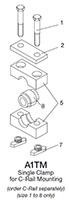 HREL Arrangement A1TM for Clamps, DIN 3015 - Light Duty