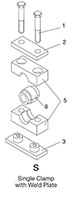 HRES Arrangement S for Clamps, DIN 3015 - Heavy Duty