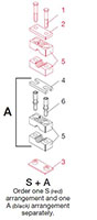 HRS Arrangement S+A for Clamps, DIN 3015 - Heavy Duty