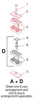 HRZ Arrangement A+D for Clamps, DIN 3015 - TWIN