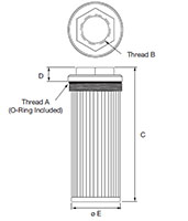 Dimensional Image for HTMS Tank Mounted Strainers (2078472)