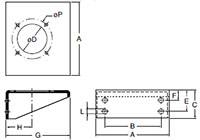 Dimensional Image for Mounting Components, Type KBK (359931)