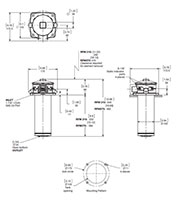 Dimensional Image for In-Tank Mobile Return Line Filter - RFM Series (145 PSI) - 3