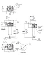 RFM 75/165/185 - 4L Single Port (4 Bolt)