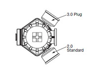 Clogging Indicator Locations for In-Tank Mobile Return Line Filter - RFM Series (145 PSI) (90/150)