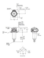 Dimensional Image for In-Tank Mobile Return Line Filter - RFM Series (145 PSI) - 6