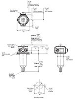 Dimensional Image for In-Tank Mobile Return Line Filter - RFM Series (145 PSI)