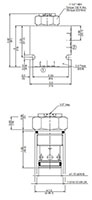 Dimensional Image for RV Cartridge Valves-Check Valves and Load, Ball Type (RV16A-01)