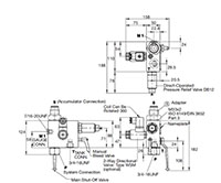 Dimensional Image for Type SAF Safety & Shut-off Blocks (2122041)