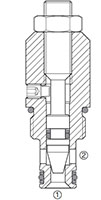 Flow Control Valves, Needle, Poppet Type (2599172) SD08-01-2