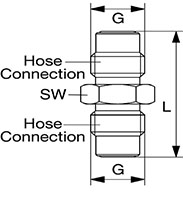 Dimensional Image for 1620 Series Test Points/Hoses (687889)