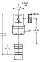 Dimensional Image for VD: High Pressure Type C: Electrical Switch (307723)