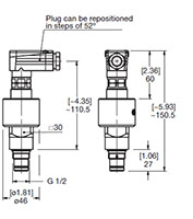 Dimensional Image for VD: High Pressure Type C: Electrical Switch (1278939)