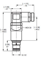 Dimensional Image for VD: High Pressure Type J: Electrical Switch