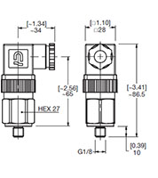 Dimensional Image for VMF-VR: Low Pressure / Return Type C: Electrical Switch (2072740)