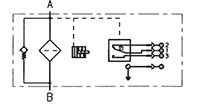 VMF-VR: Low Pressure / Return Type LE: Visual & Electrical Switch (304521)