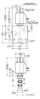 Dimensional Image for 3-Way, 2 Position, Direct Acting, Spool Type Valve (WK08L-01)