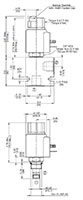 Dimensional Image for 2-Way, 2 Position, Direct Acting, Spool Type Valve (WK08V-01)