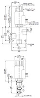 Dimensional Image for 3-Way, 2 Position, Direct Acting, Spool Type Valve (WK10C-01)