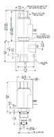 Dimensional Image for 2-Way, 2 Position, Direct Acting, Spool Type Valve (WK10V-01)