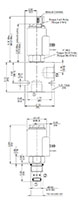 Dimensional Image for 2-Way, 2 Position, Direct Acting, Spool Type Valve (WK10W-01)