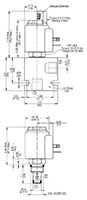 Dimensional Image for Poppet Type Solenoid Valves, Normally Closed, Pilot Operated (WS08Z-01)