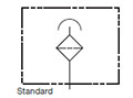 Hydraulic Symbol for Breathers, BF 30 (Standard)