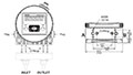 Flanged Version for Contamination Monitors - CS 1000 Series