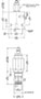 Dimensional Image for DB Pressure Relief Valve, Direct Acting, Poppet Type (DB06C-01)