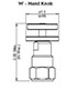 Adjustment Options ‘H’ - Hand Knob for DB Pressure Relief Valve, Direct Acting, Poppet Type (DB10P-01)