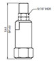 Adjustment Options ‘K’ - Protective Cap for DR Pressure Reducing/Relieving, Direct Acting, Spool Type (DR08-01/DR10-01)