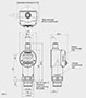 Dimensional Image for EDS 34XX Pressure Switch (924452)