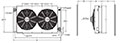 Dimensional Image for Sizes 5 - 6 Type ELD Cooling System
