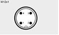 Pin Connections - M12x1 for ETS 4XXX Temperature Transducer