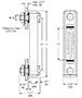 Dimensional Image for FSA Series Fluid Level Indicator