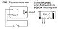 FSK - C (open at normal level) Electric Level Switch for FSK Series Fluid Level Indicator with Electric Level Switch