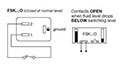 FSK - O (closed at normal level) Electric Level Switch for FSK Series Fluid Level Indicator with Electric Level Switch