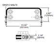 HEX 610 Mounting Bracket (PN# 268524)