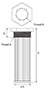 Dimensional Image for HTMS Tank Mounted Strainers (2078463)